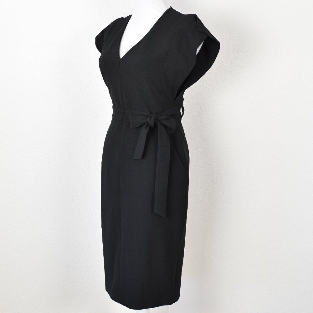 Eliza J Flutter Sleeve Sheath Midi Dress - 2 - Picture 4 of 9